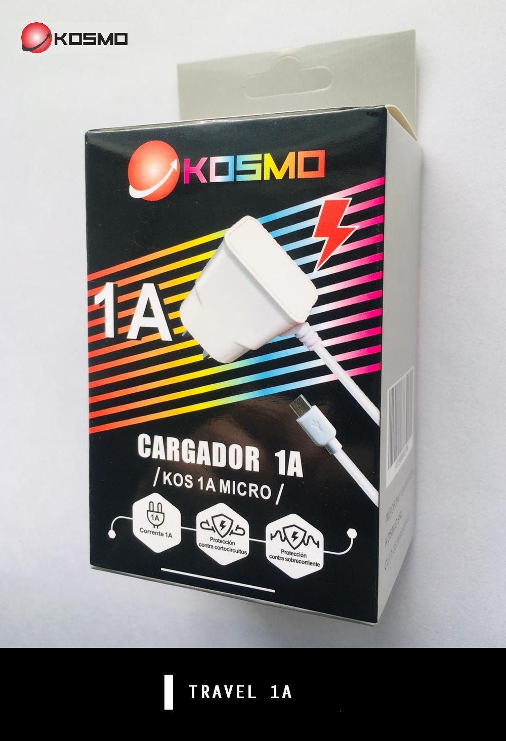 CARGADOR VIAJERO 220V MICRO USB 1A